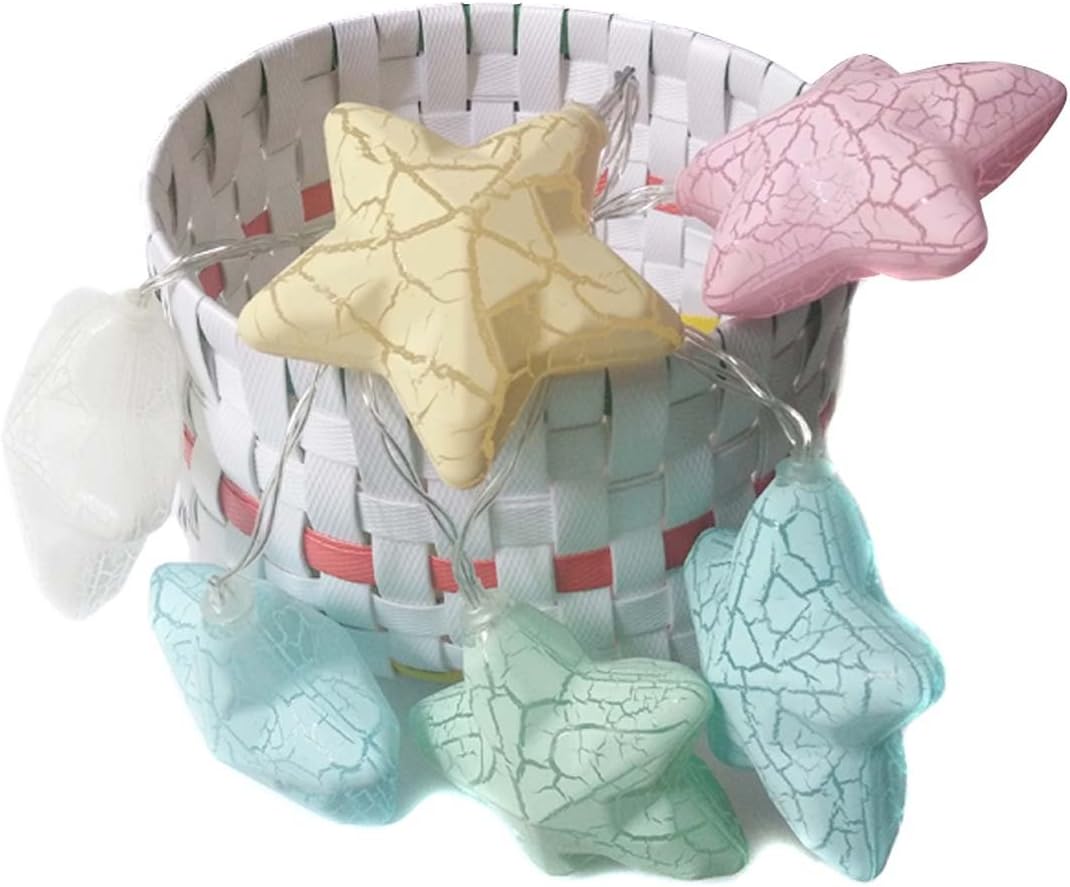 5.2 ft Star-Shaped Romantic Night Light with 10 LEDs