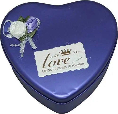 Heart Shaped Box with Teddy and Roses