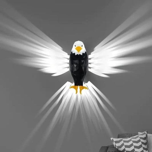 Wall-Mounted Eagle Night Light with Remote Control