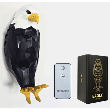 Wall-Mounted Eagle Night Light with Remote Control