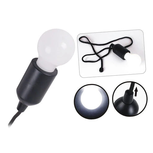 LED Pull Cord Pendant Light with Drawstring