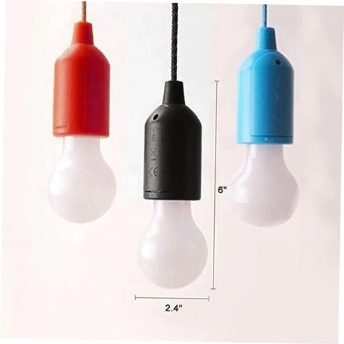 LED Pull Cord Pendant Light with Drawstring