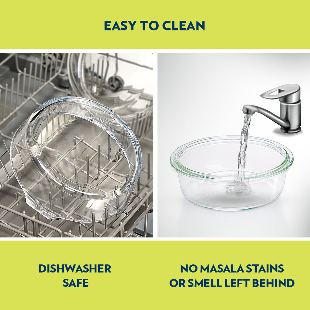Borosil Round Cake Dish, 1.4L