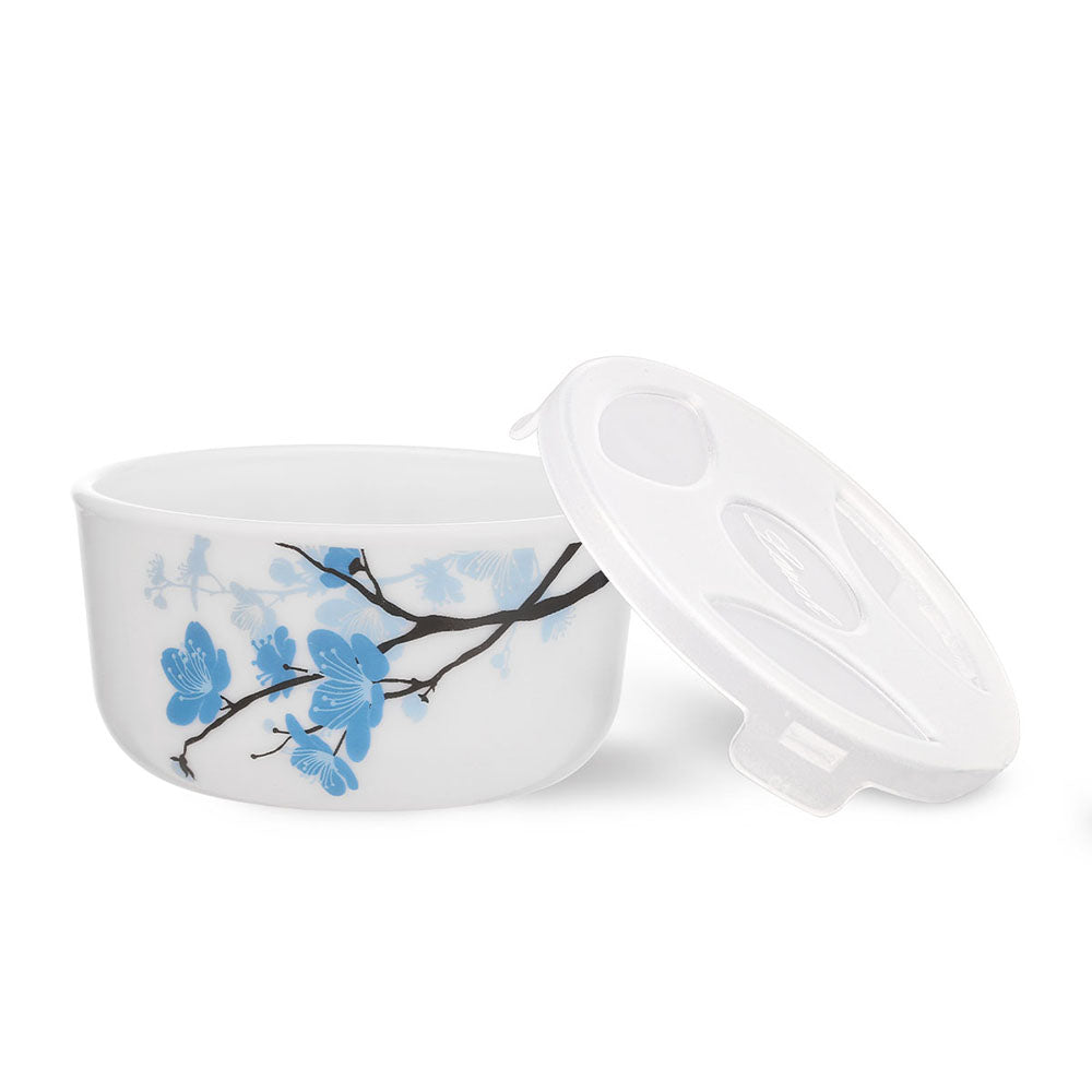Larah by Borosil Mimosa Katori w Lid, 12 pc