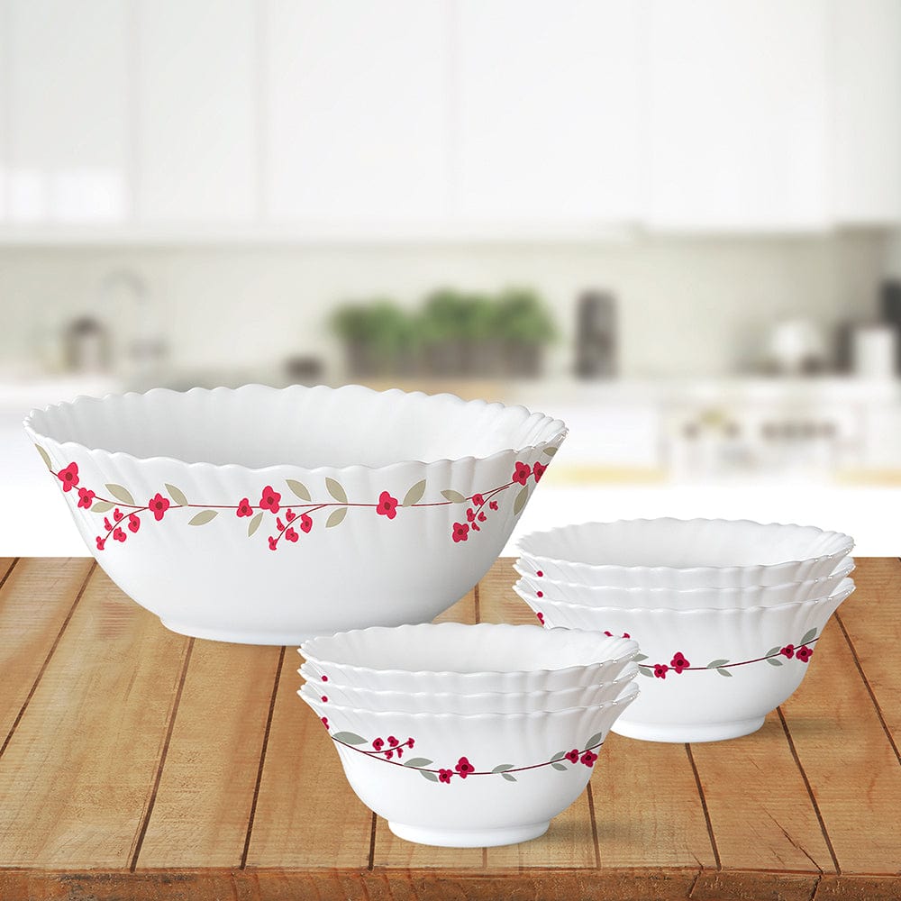 Larah by Borosil Verona Pudding Set, 7 pc (Large)