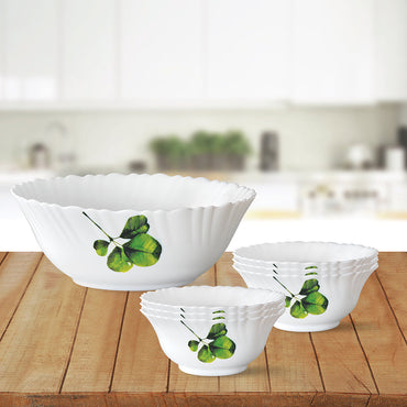 Larah by Borosil Oval Pudding Set, 7 pc (Large)