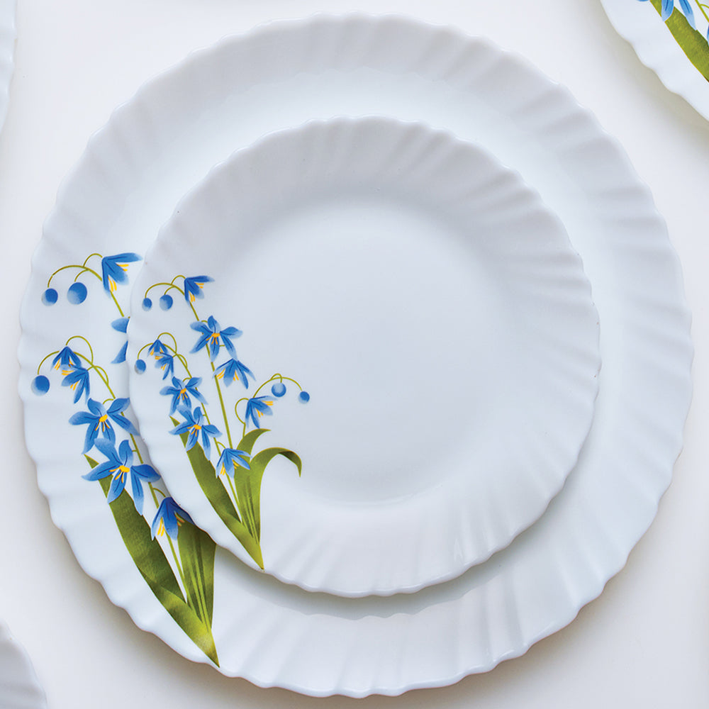 Larah by Borosil Lavender Dinner Set, 13 pc