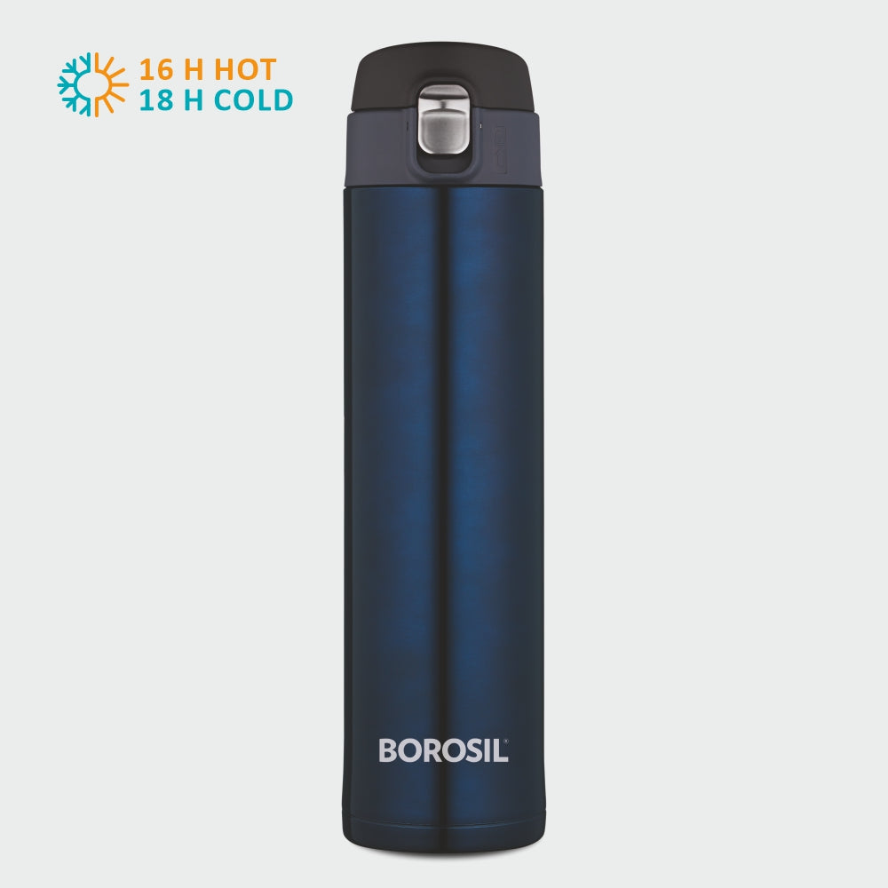 Borosil Nova, 500ml, Blue-Personalise