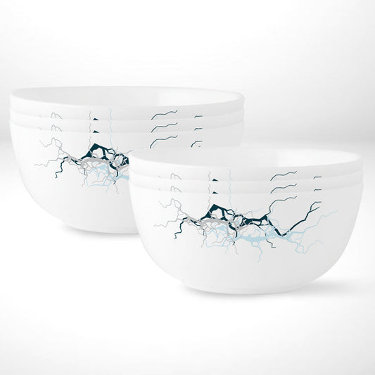 Larah by Borosil Sara Soup Bowl Set, 6 pc