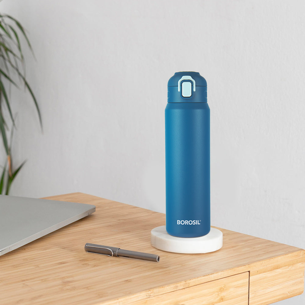 Aquasport Insulated Bottle, 800 ml, Blue-Personalise