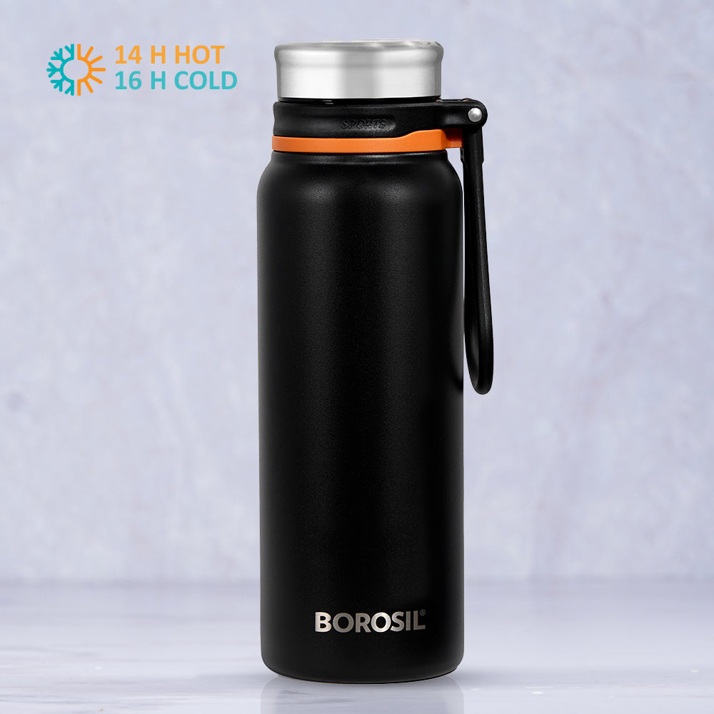 Aquafit Bottle, Black, 830ml, Personalise
