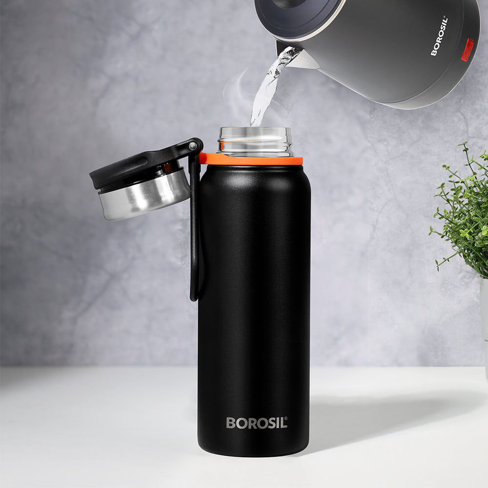 Aquafit Bottle, Black, 830ml, Personalise