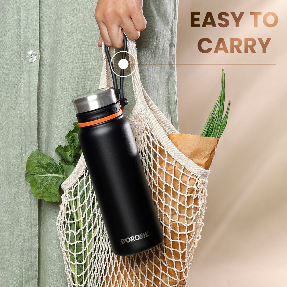 Aquafit Bottle, Black, 830ml, Personalise