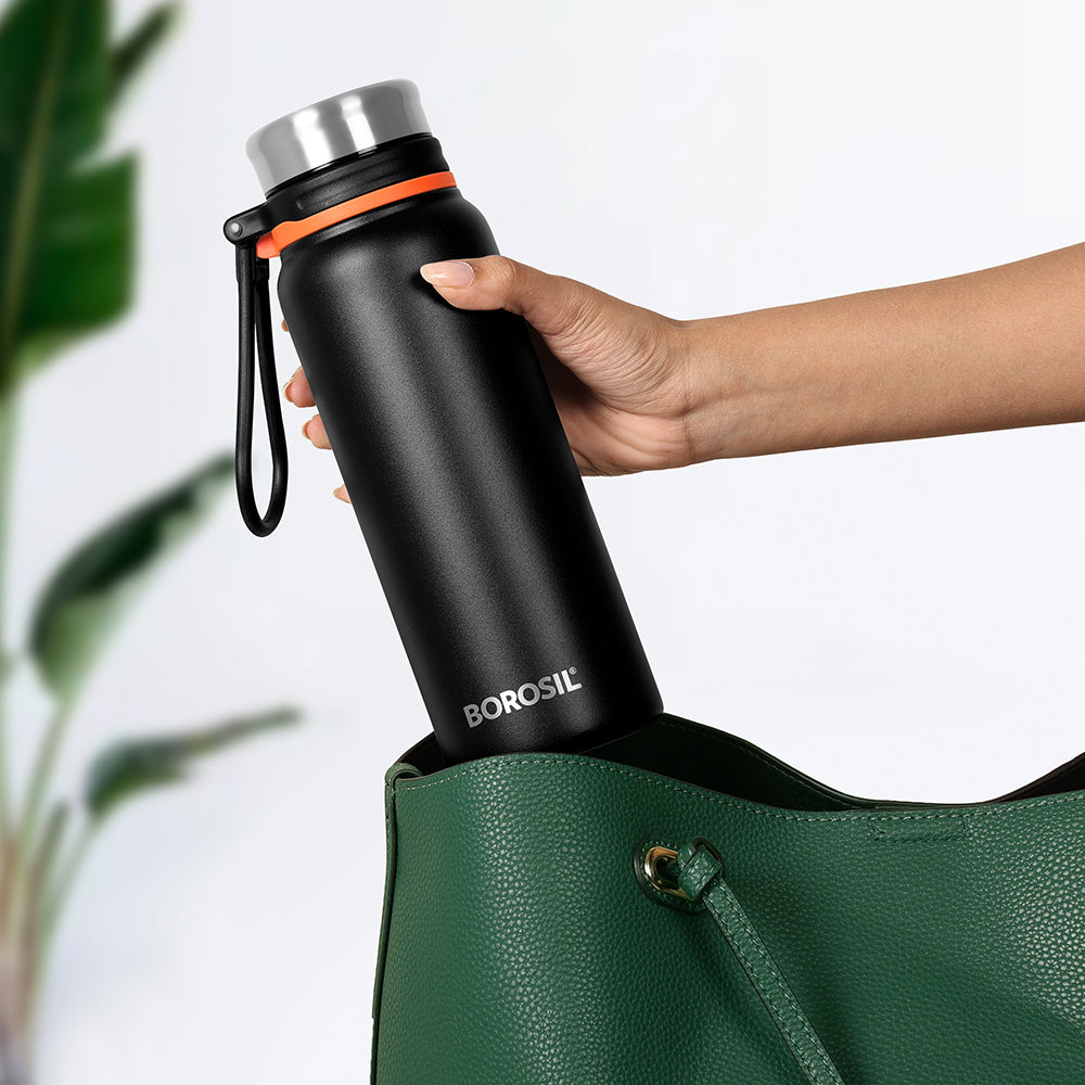 Aquafit Bottle, Black, 830ml, Personalise