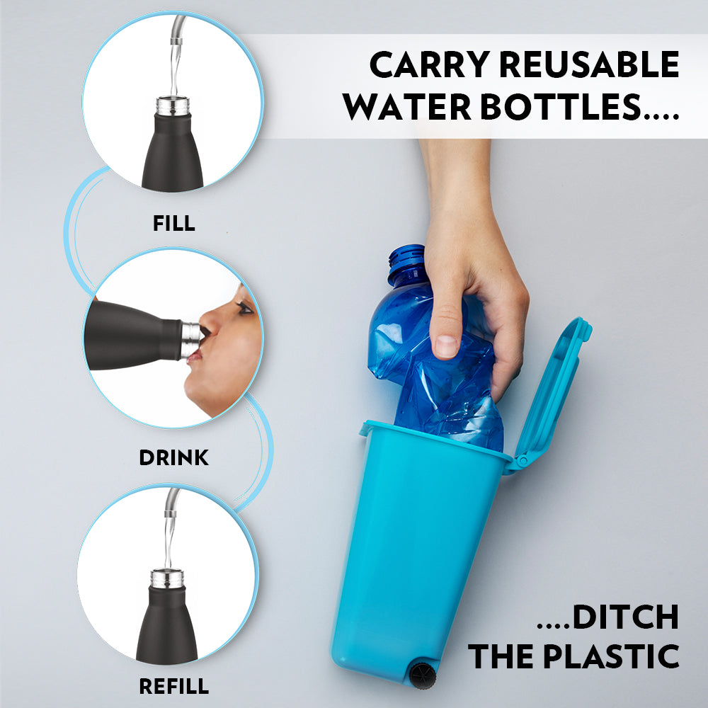 Borosil Fresh Single Wall Bottle, 900ml