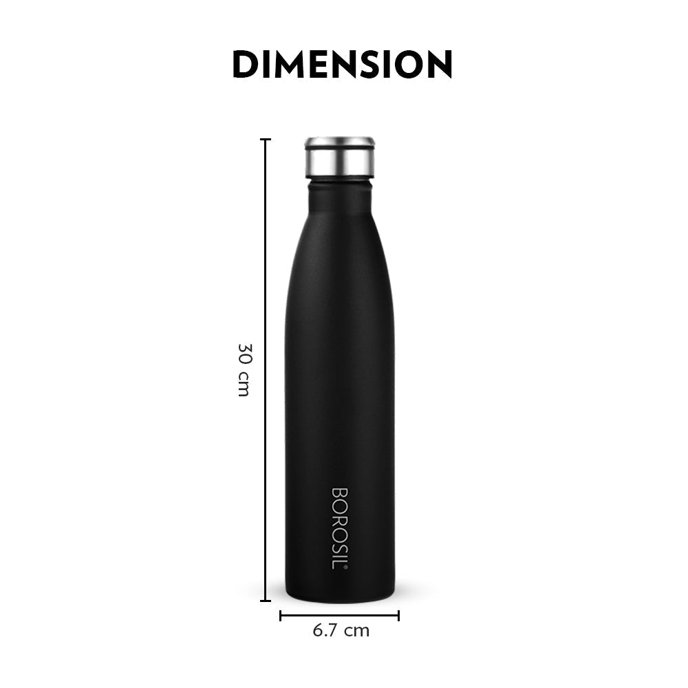 Borosil Fresh Single Wall Bottle, 900ml