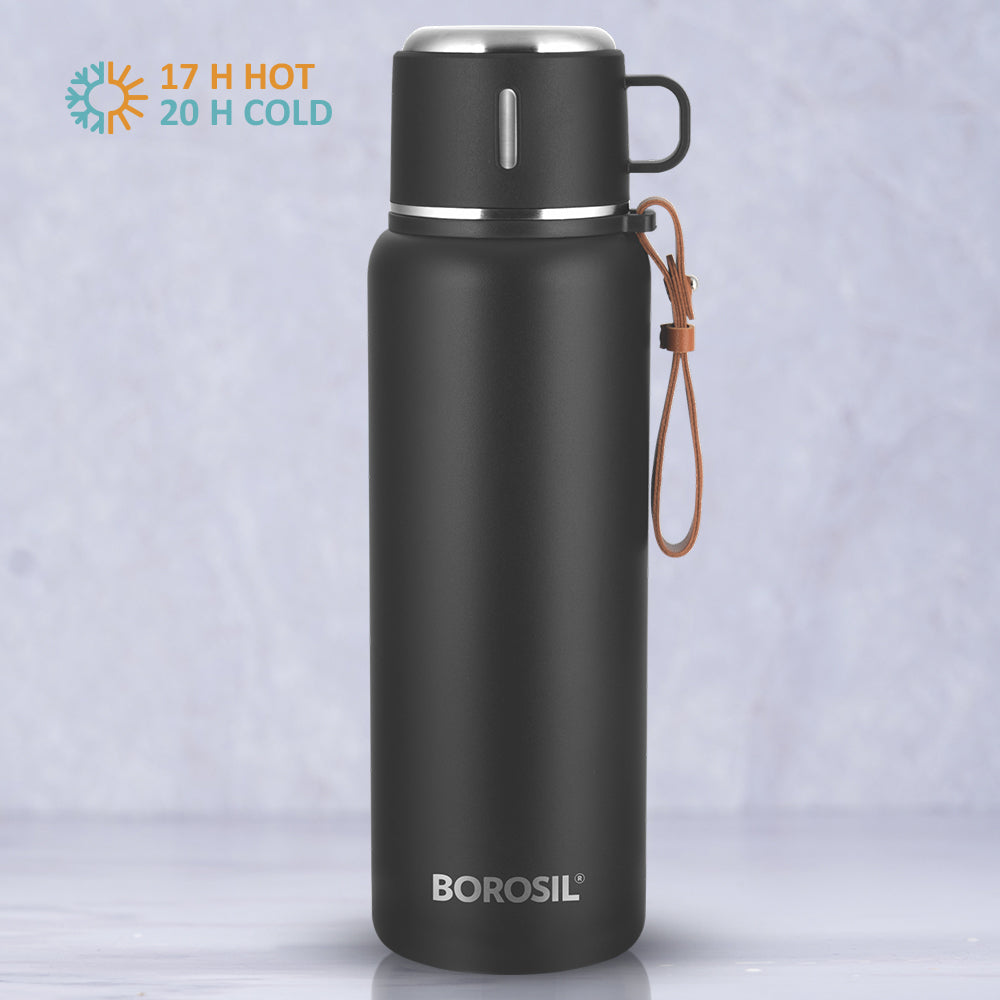Cruise Insulated Bottle Personalise, Black, 900ml