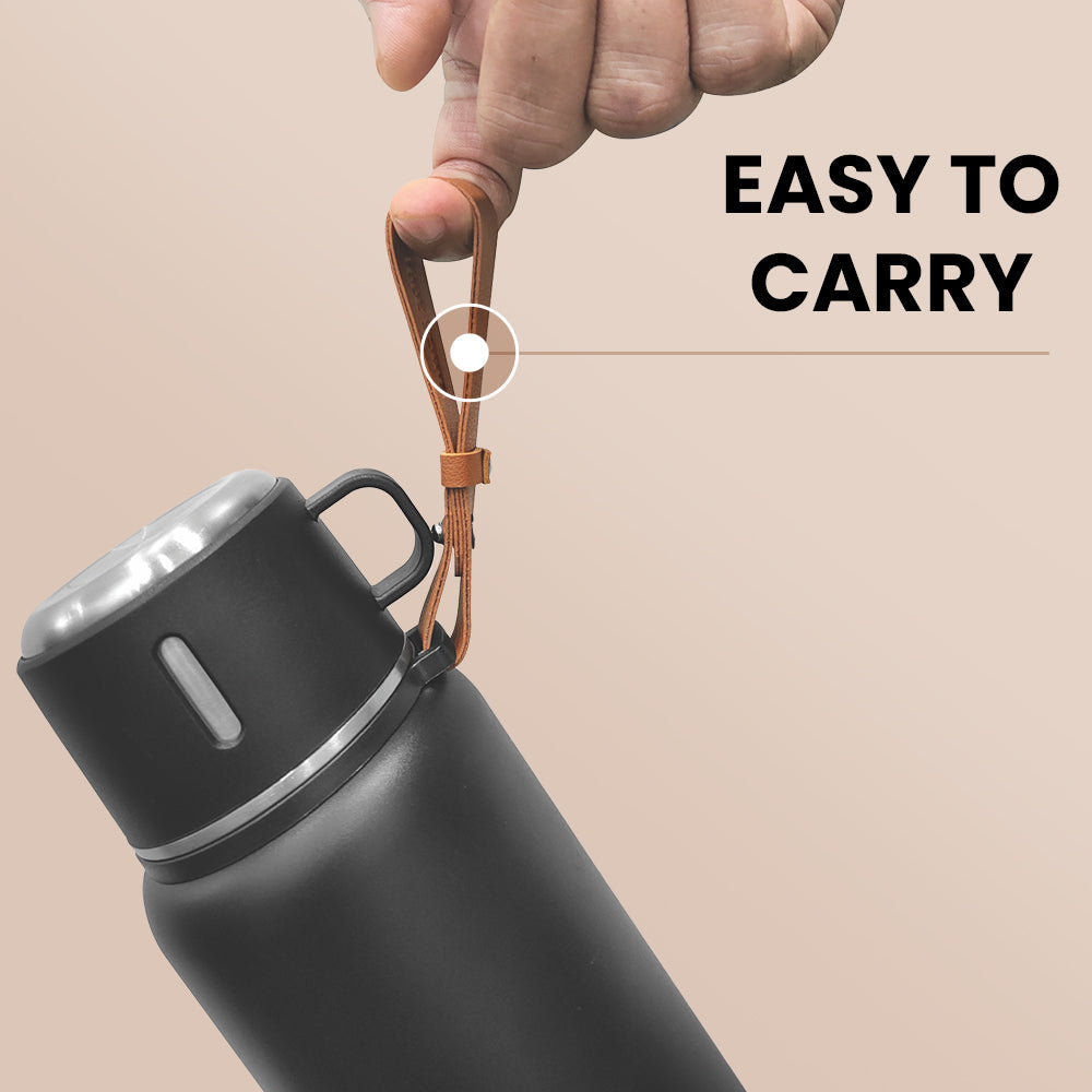 Cruise Insulated Bottle Personalise, Black, 900ml