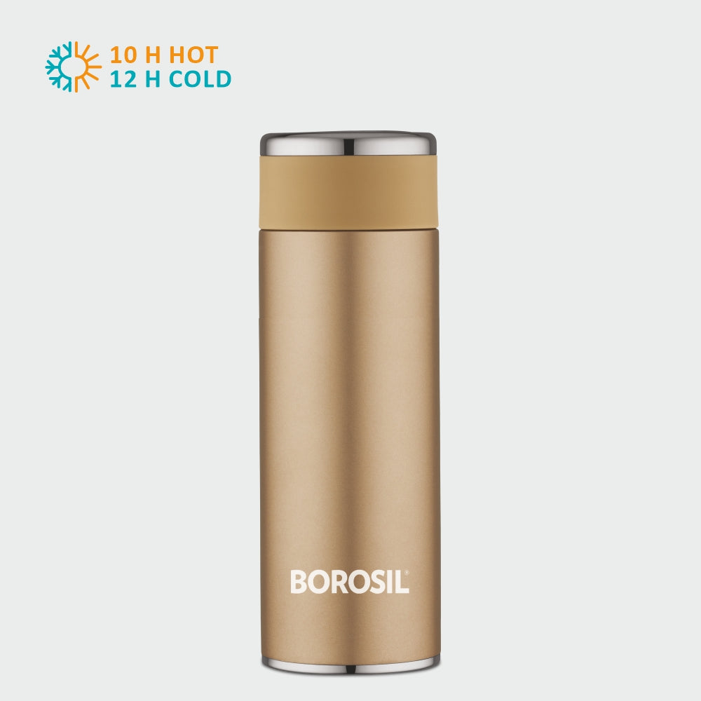 Borosil Travelsmart Rose Gold, 360ml
