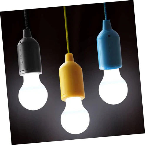 LED Pull Cord Pendant Light with Drawstring