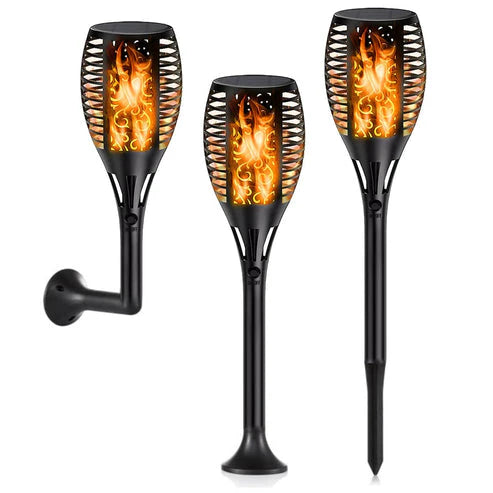 Solar Flame Light – Outdoor Waterproof Flickering Lamp for Garden & Party Decoration