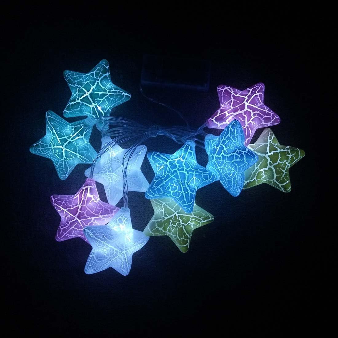 5.2 ft Star-Shaped Romantic Night Light with 10 LEDs