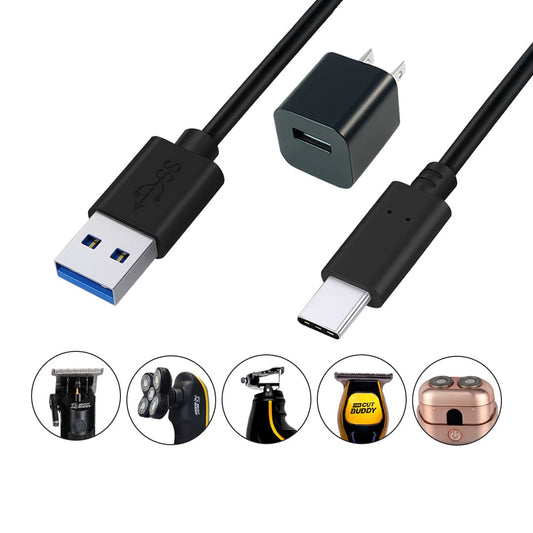 USB Charger and Adapter - Trim Buddy, Mini, Buzz Buddy, Bald Buddy, Spot