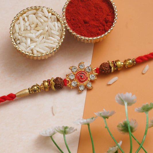 JaipurCrafts New Rakhi for brother Rakhi Set Rakhee for Gifts For Brother Lumba Rakhi For Bhabhi Rakhi With Roli Chawal Rakhi Sets lumba rakhi|Latest Rakhi collection|Set The Joyous Tone