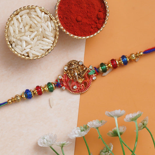 Webelkart New Rakhi for brother Rakhi Set Rakhee for Gifts For Brother Lumba Rakhi For Bhabhi Rakhi With Roli Chawal Rakhi Sets lumba rakhi|Latest Rakhi collection|Set The Joyous Tone