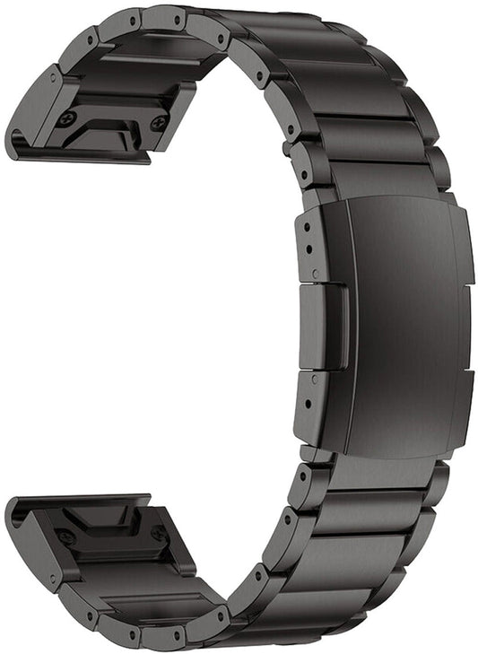 Zitel Band for Fenix 8 51mm, 7X/7X Pro, 6X/6X Pro, 5X/5X Plus, 3/3 HR, Descent MK1, Enduro, Titanium Alloy Metal 26mm Strap