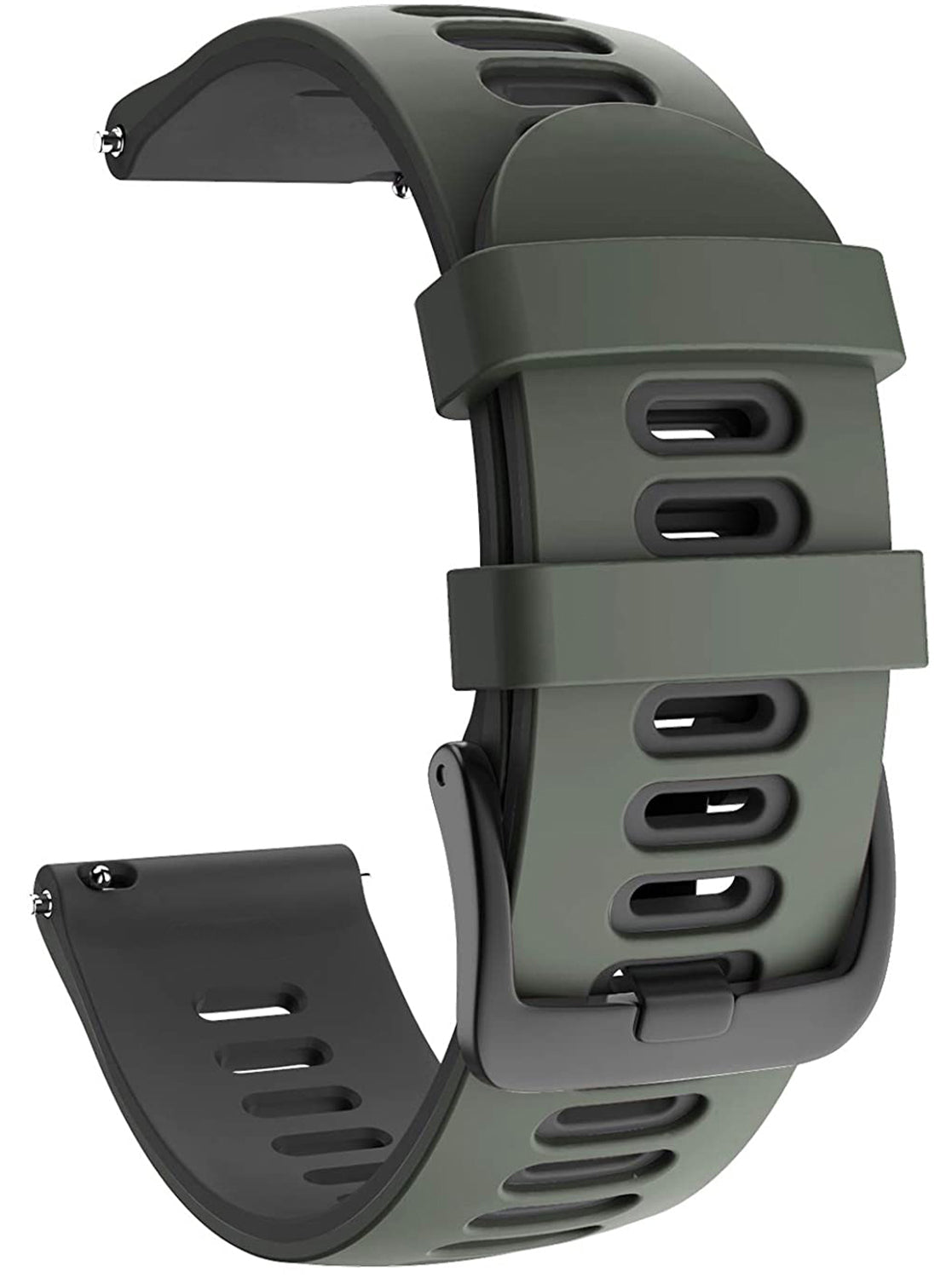 Zitel Band for Garmin Forerunner 245/Music, 645/Music, 165, 55, 158, Vivoactive 5/3, Venu Sq/Venu 2 Plus, 20mm Straps