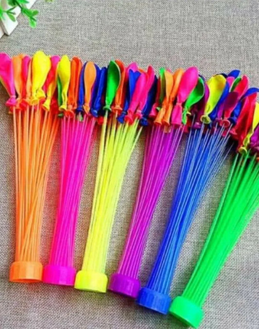 Webelkart Premium Holi Water Balloon Pack of 10-111 PES Magic Balloon Fasting Filling Balloons for Holi Festive (Multicolor)