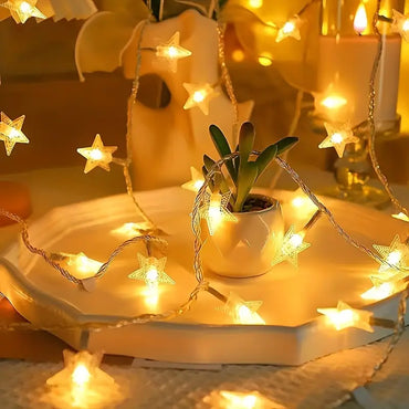 20 LED Fairy String Lights – Warm White for Room, Wall & Party Decor