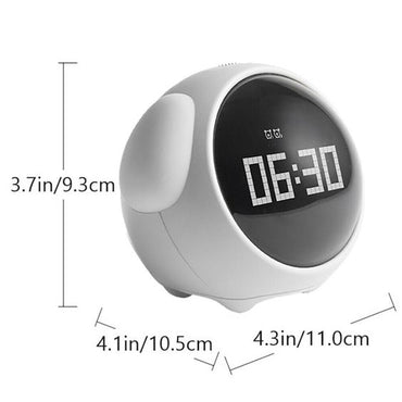 EmojiWake: Unique Emoji Display Alarm Clock with Fun Expressions, Dual Alarms, Snooze Function & Adjustable Brightness