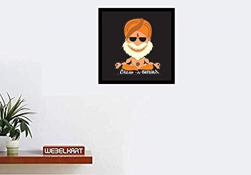 Webelkart Synthetic Premium Funny Quote Photo Frame  Size -10x10 inch