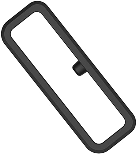 Zitel Fastener Rings for Garmin Forerunner 735XT 745 220 235 230 35 620 630 / Approach S20 S60 S10 S5 S6 Silicone Loop/Holder, 22mm (6 Pack) Black