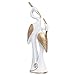 JaipurCrafts Good Luck Swan Pair of Kissing Duck Showpiece for Home and Office Decor - 35.56 cm (White/Gold)