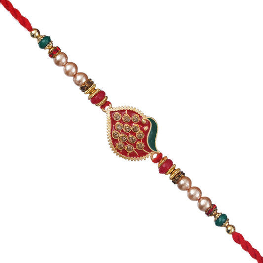 JaipurCrafts Rakhi Set Rakhee for Brother Sister Bracelets Rakhi |Gifts For Brother Lumba Rakhi For Bhabhi Rakhi With Roli Chawal Rakhi Sets lumba rakhi|Latest Rakhi collection