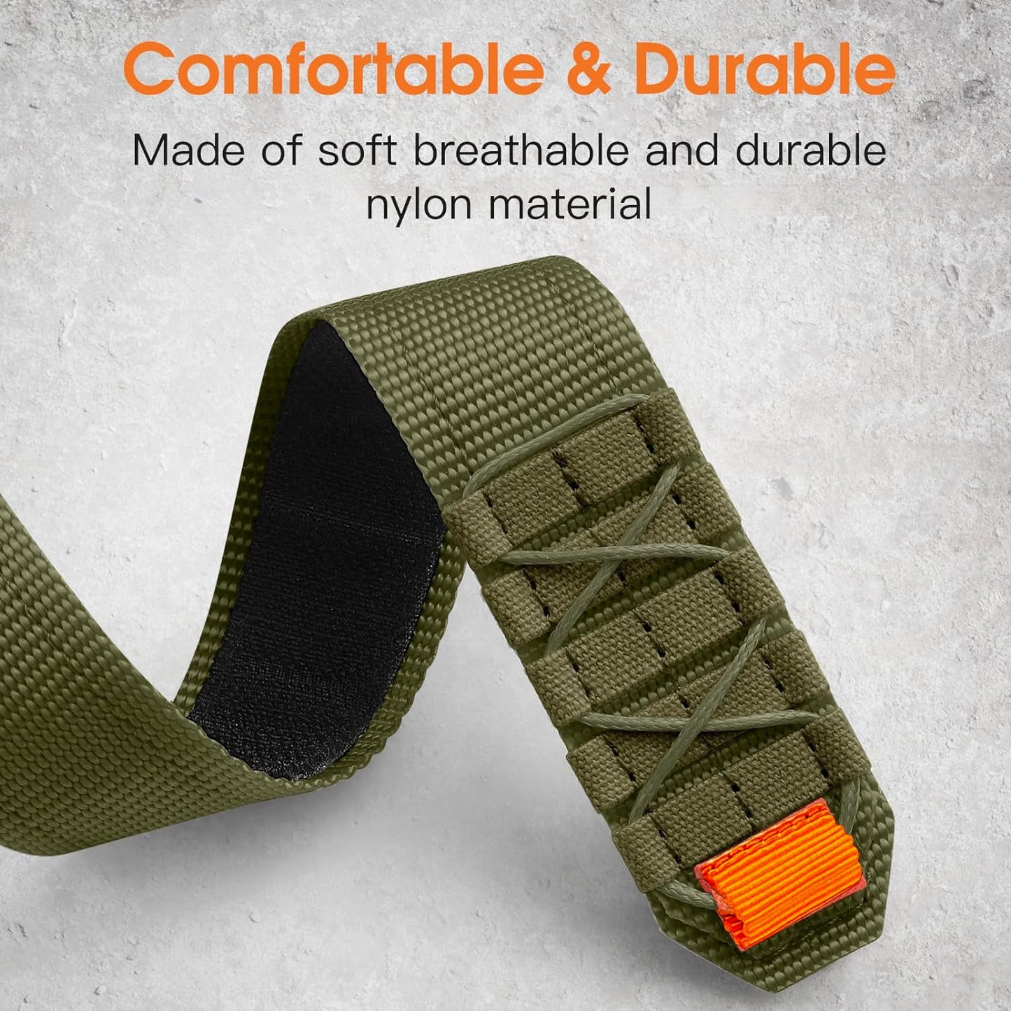 Zitel Band for Samsung Galaxy Watch Ultra 47mm 2025/2024 Rugged Nylon Ultra Wide Sports Strap