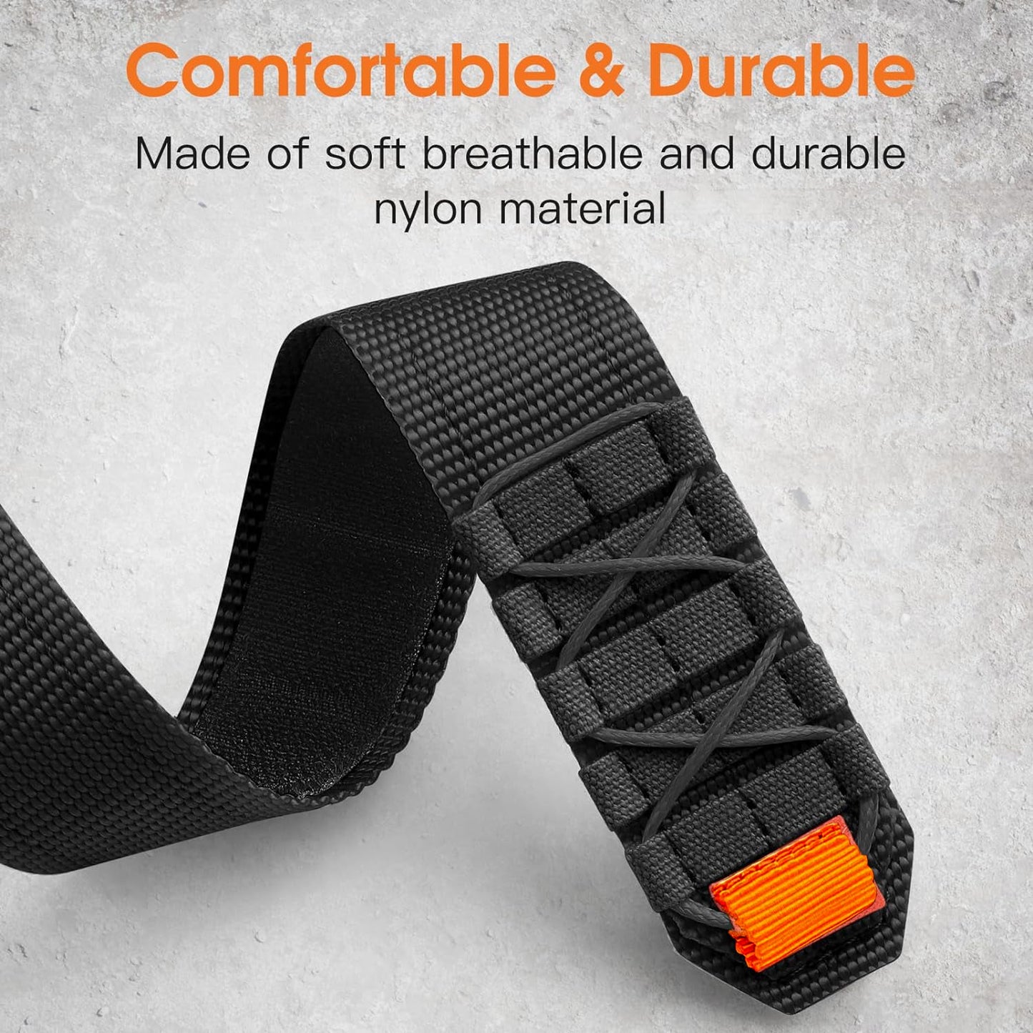 Zitel Band for Samsung Galaxy Watch Ultra 47mm 2025/2024 Rugged Nylon Ultra Wide Sports Strap