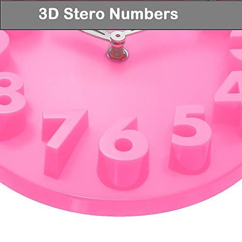WebelKart Designer Plastic Wall Clock for Home/Living Room/Bedroom/Kitchen- 12.50 in
