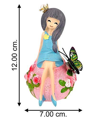 JaipurCrafts Resin Cute Doll Statue Showpiece; 12 cm; Multicolour
