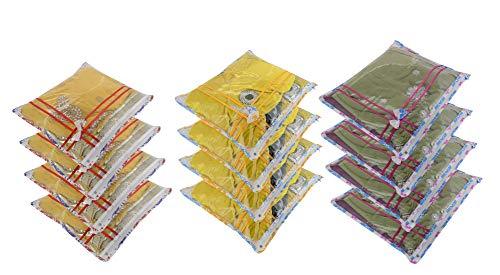 JaipurCrafts 12 Pcs Non Woven Fabric Saree Cover, 1 Saree, Gift Set, Assorted