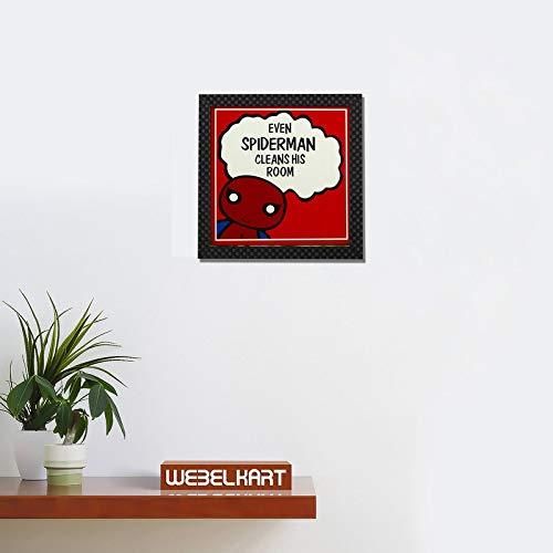 Webelkart Synthetic Design Motivational/Funny Quote Photo Poster Frame without Glass for Wall, Office, Study Room Decoration (Multicolour, 10 x 10 Inch)