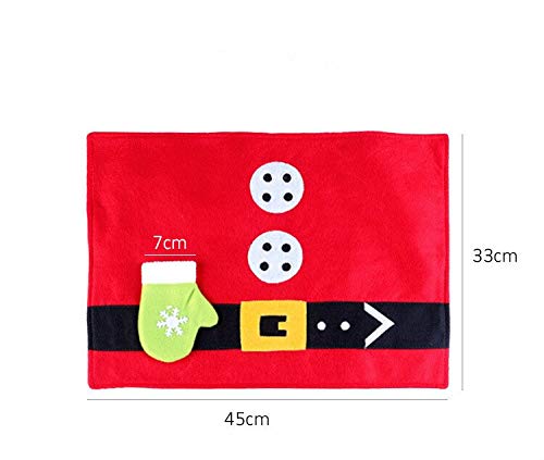 Christmas Table Mat with cutlery  (Set of 4)