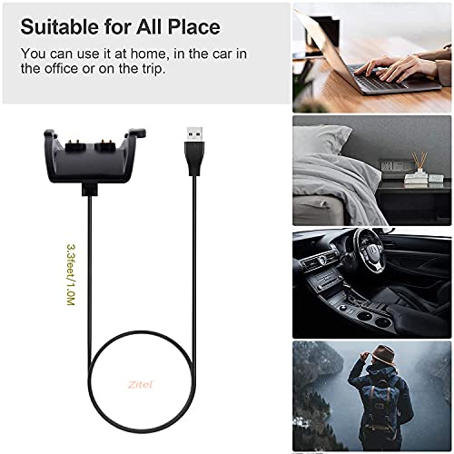Zitel Charger for Garmin Vivosmart HR / HR+, Approach X40 Charging Cable