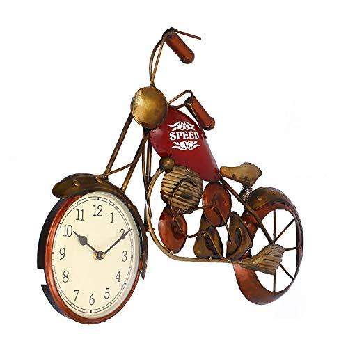 JaipurCrafts Designer Sports Bike Shaped Iron Wall Clock (15.50 in x 22 inch)