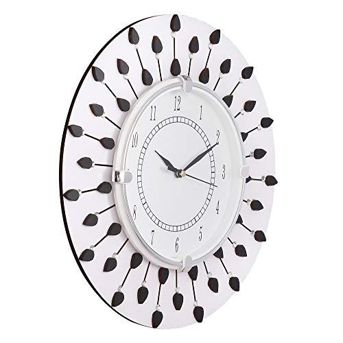 WebelKart Designer Wooden Wall Clock for Home/Living Room/Bedroom/Kitchen- 12 in (with Ajanta Brand Dial)