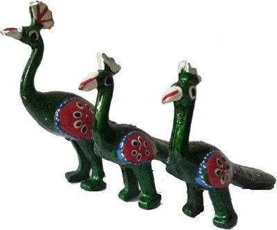 JaipurCrafts Peacock Family Showpiece