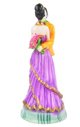 JaipurCrafts Resin Romantic Valentine Love Couple Statue Showpiece (Multicolour)